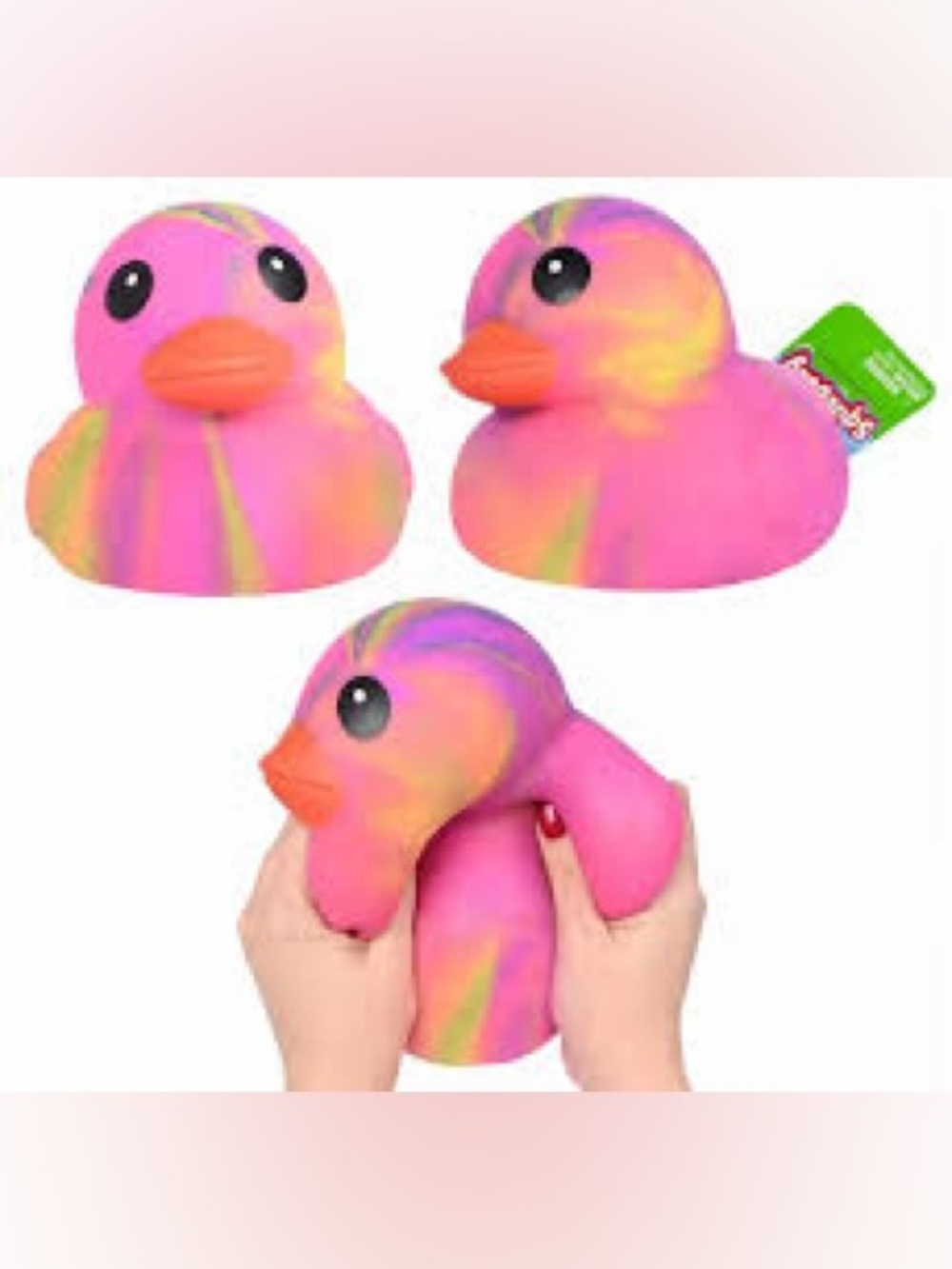 Squeeezy Tie Dye Jumbo Duck